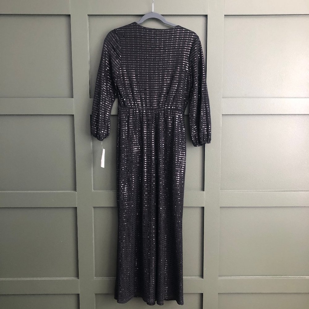 NWT Sequin long black formal dress - Picture 5 of 11